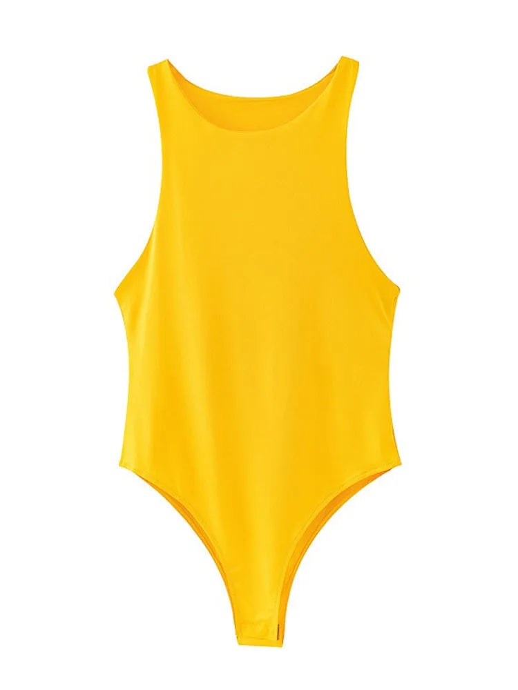 Color Muse Bodysuit – Slim Bodycon Playsuit  Sleek fit. Bold colors. Effortless confidence.