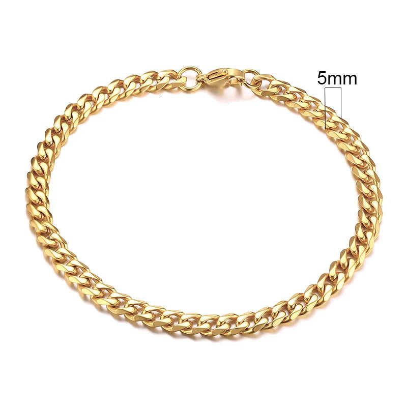 Curb Core Bracelet – Stainless Steel Cuban Link  Solid build. Clean style. Everyday power.