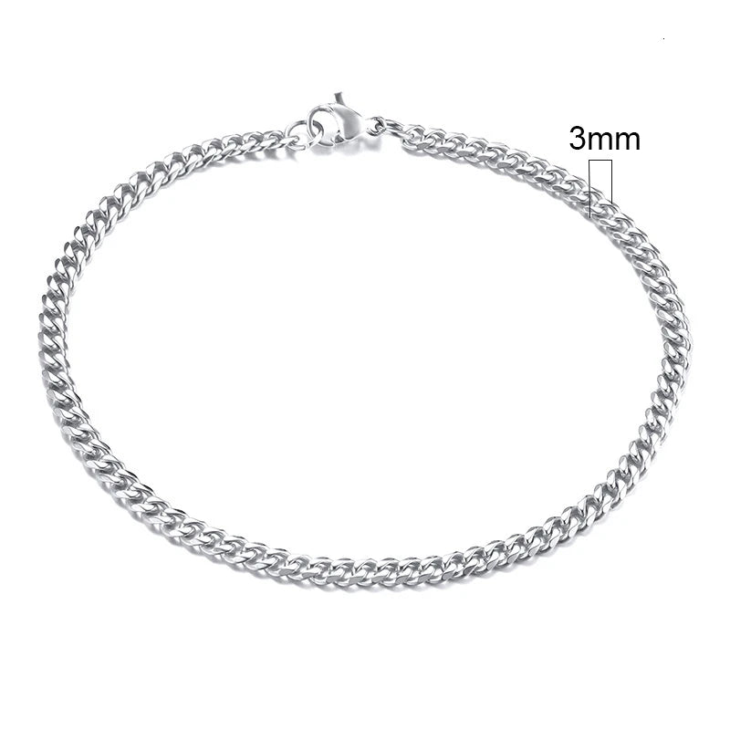 Curb Core Bracelet – Stainless Steel Cuban Link  Solid build. Clean style. Everyday power.