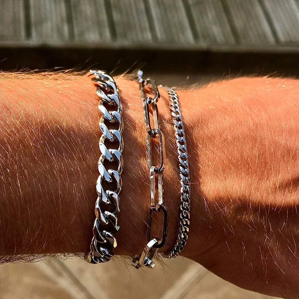 Curb Core Bracelet – Stainless Steel Cuban Link  Solid build. Clean style. Everyday power.