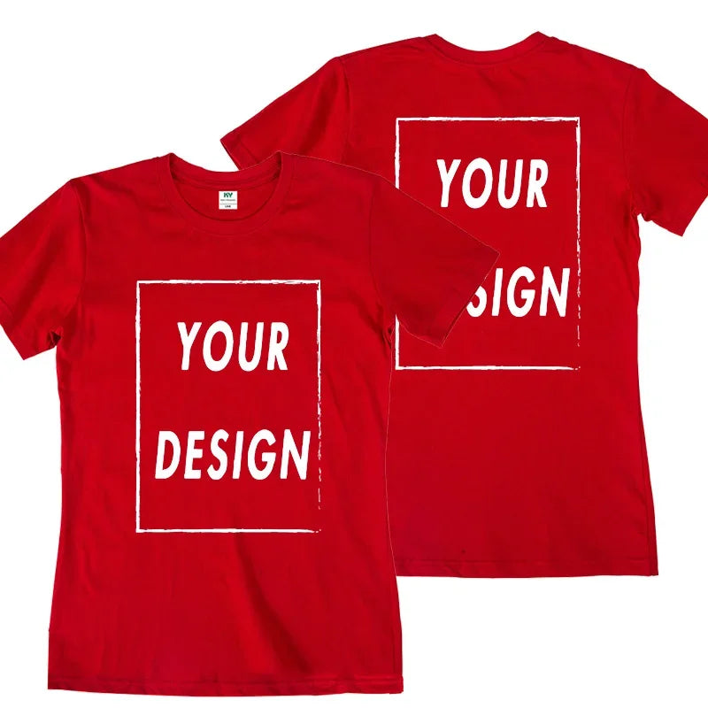 CustomPrint Team T-Shirt – Personalized Front & Back Design  Create your own style. Wear your identity.