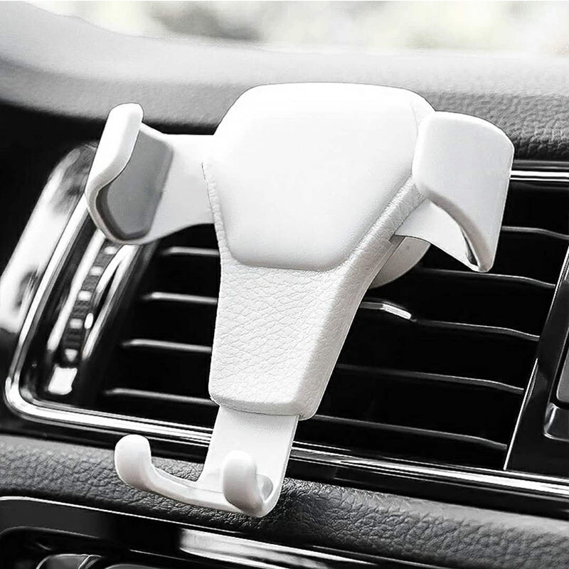 1pc Universal Gravity Auto Phone Holder, Car Air Vent Clip Mount, Mobile Phone Holder, CellPhone Stand Support - Not For Thick Case