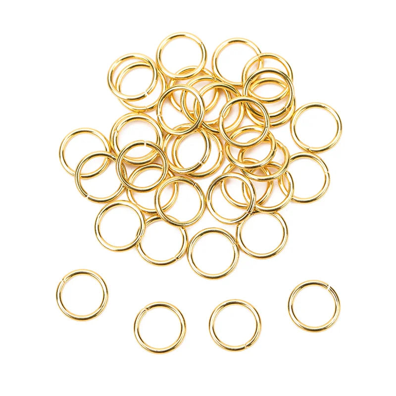 ProLink Jump Rings Set – 100PCS Stainless Steel Connectors  Strong hold. Clean finish. Built for creativity.