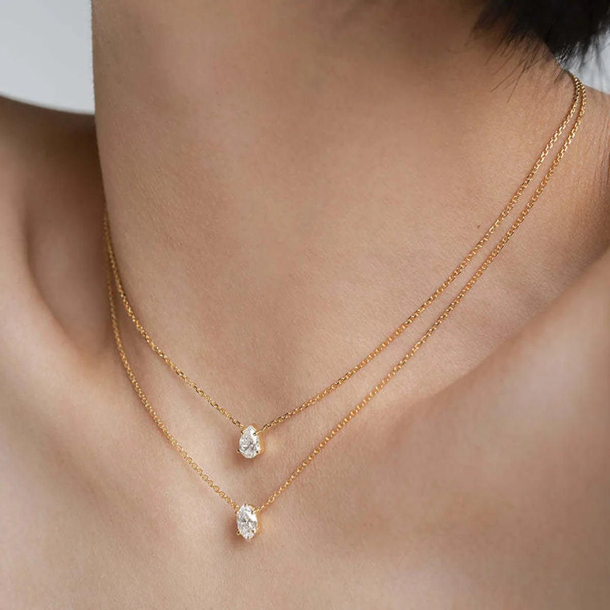 LuxeLayer Zircon Necklace – Multi-Layer Choker  Layered shine. Modern style. Effortless glam.