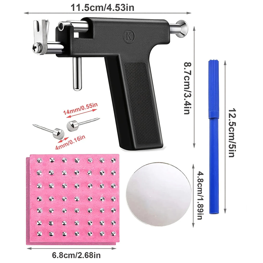 ProPierce Kit – 98PCS Ear Piercing Gun Set  Precise. Hygienic. Ready to use.