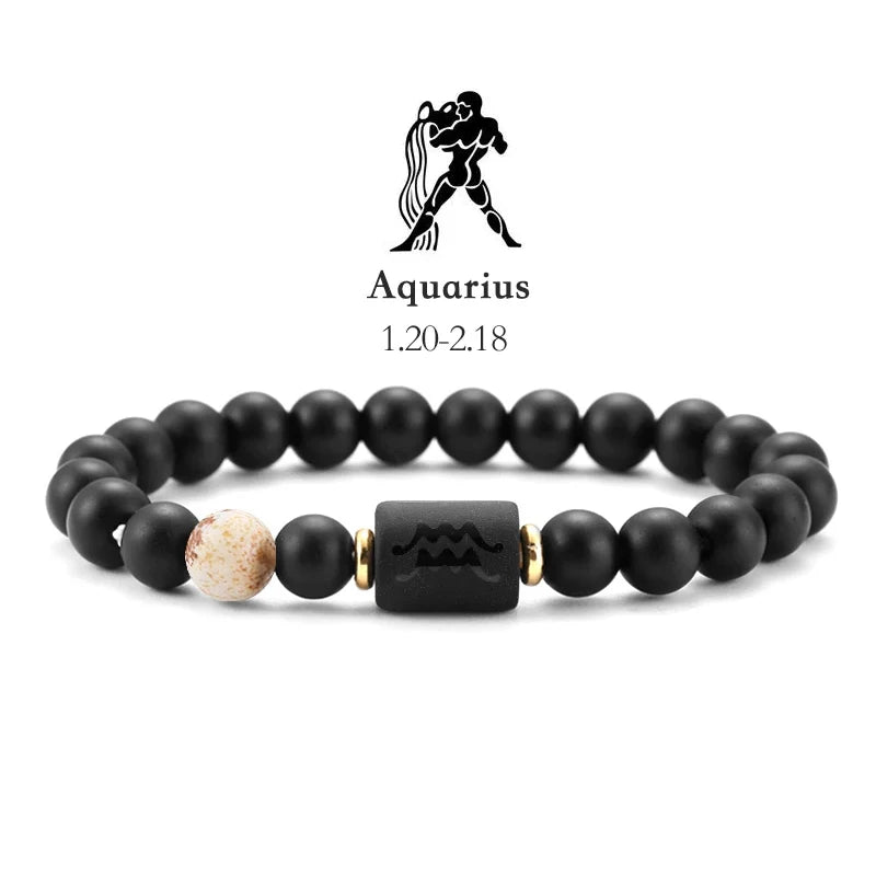 ZodiacStone Bracelet – Natural Crystal Horoscope Band  Your sign. Your energy. Your story.