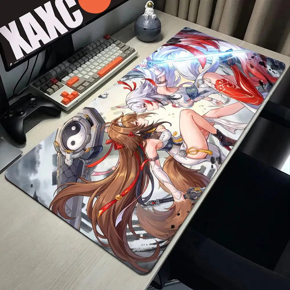 Ye Shunguang Mouse Pad New Anime Girl Zenless Zone Zero ZZZ Game Character Non-slip Mousepad XXL Keyboard Office Table Desk Mat