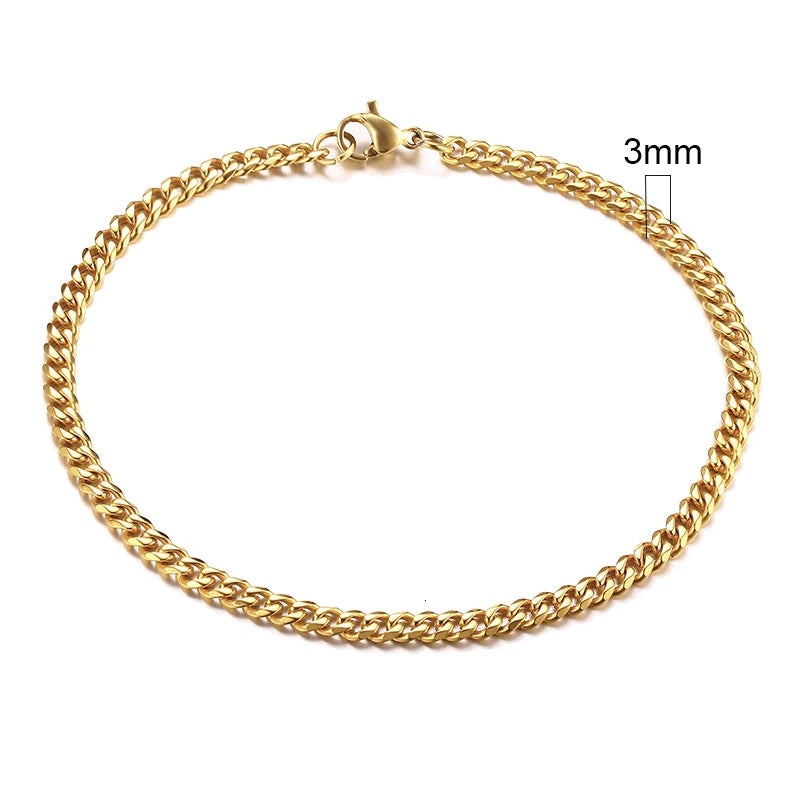 Curb Core Bracelet – Stainless Steel Cuban Link  Solid build. Clean style. Everyday power.