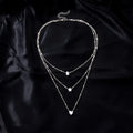 LuxeLayer Zircon Necklace – Multi-Layer Choker  Layered shine. Modern style. Effortless glam.