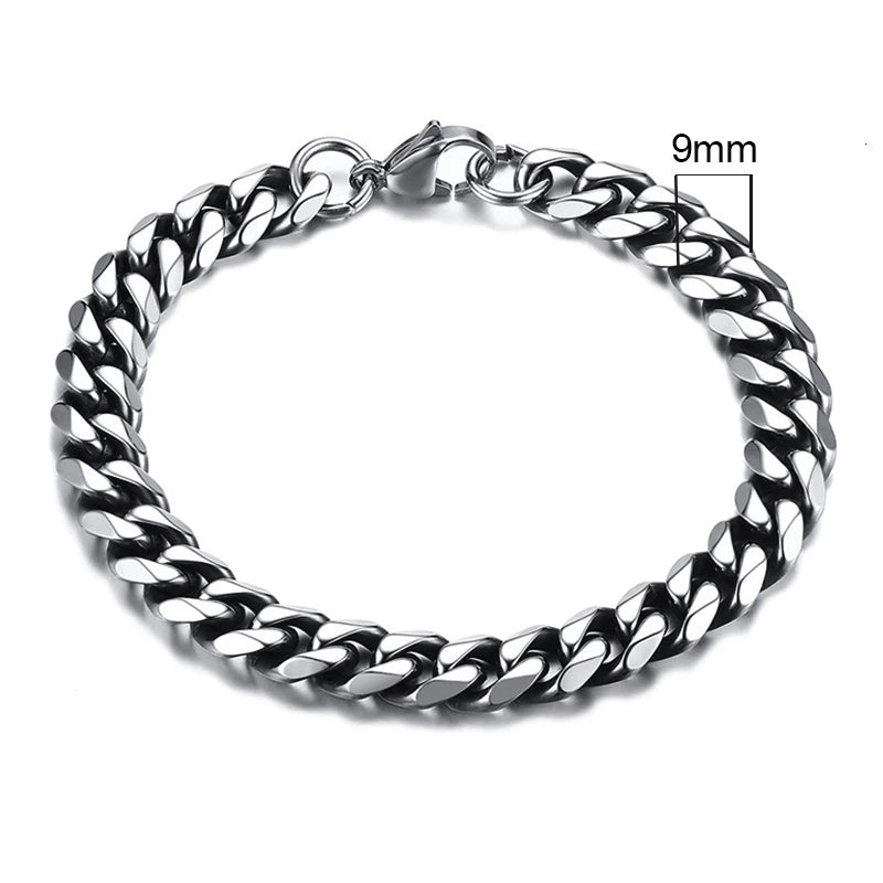 Curb Core Bracelet – Stainless Steel Cuban Link  Solid build. Clean style. Everyday power.