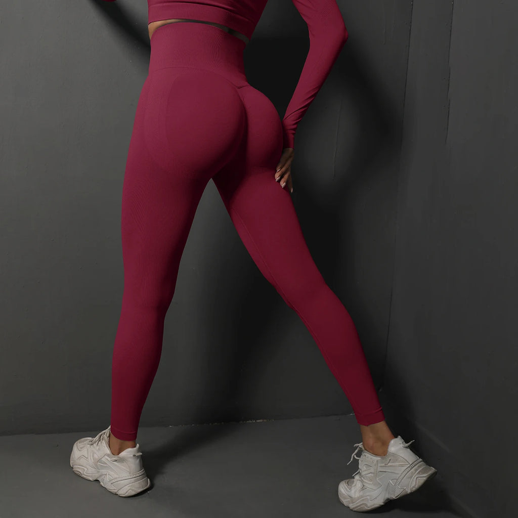 SculptFlex Seamless Leggings – High-Waist Booty Lift Fit  Sculpt your curves. Move with power. Perform in style.