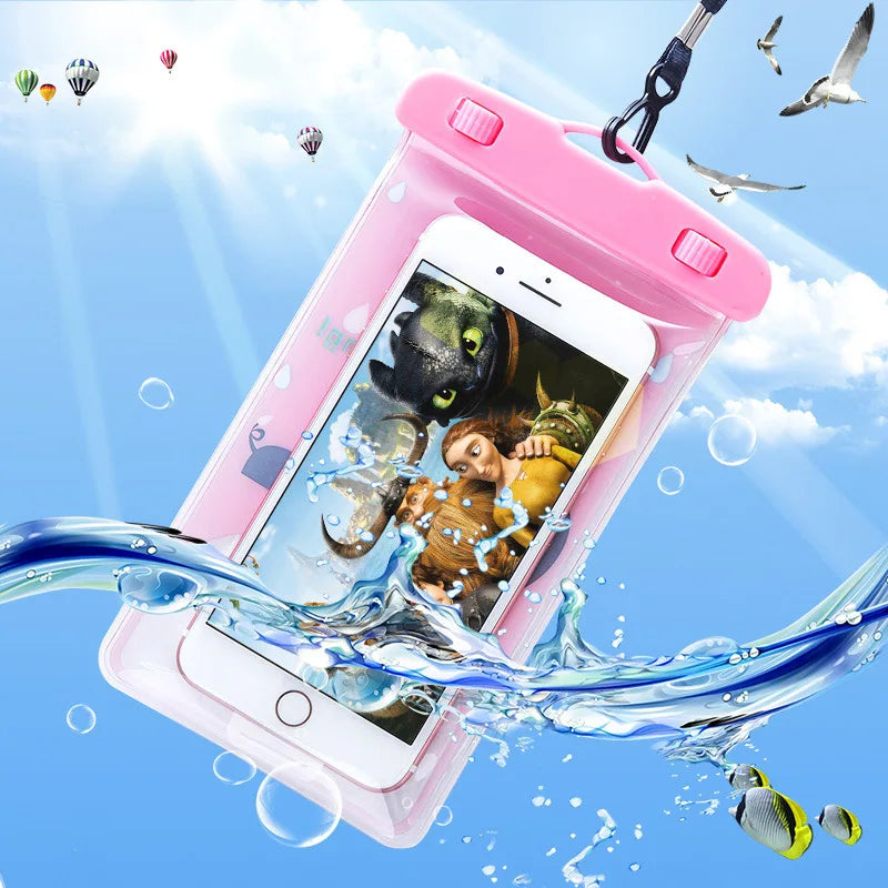 AquaShield Phone Pouch – Waterproof Transparent Case  Keep your phone safe. Capture every moment.