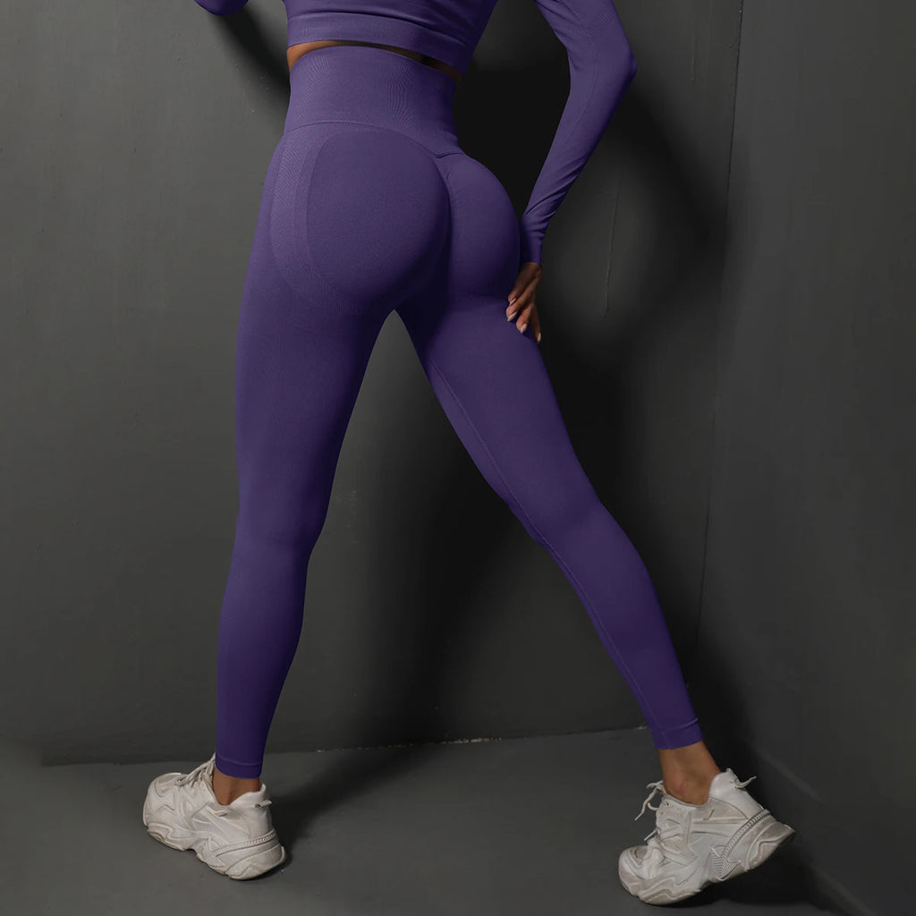 SculptFlex Seamless Leggings – High-Waist Booty Lift Fit  Sculpt your curves. Move with power. Perform in style.