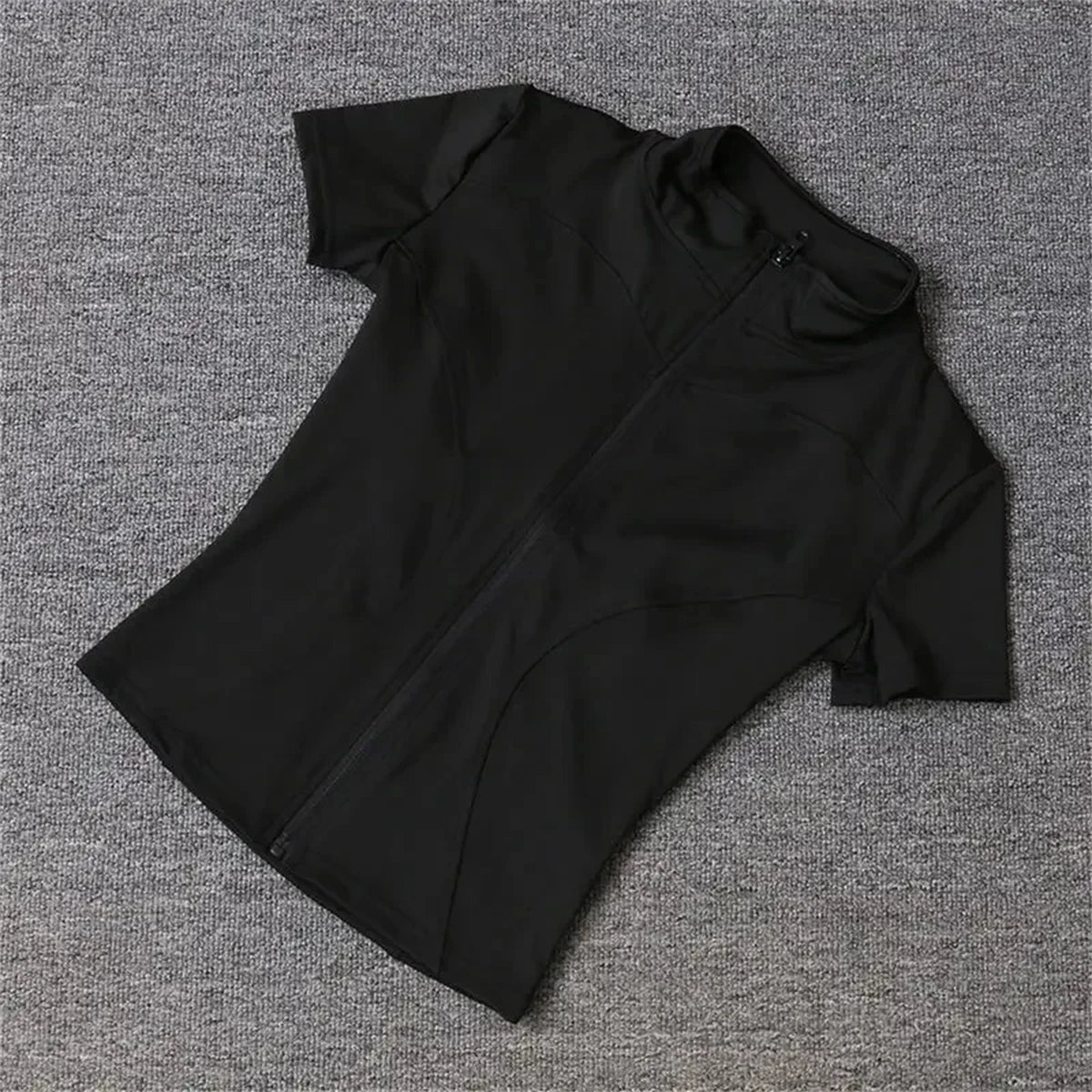 Zip Active Sport Jacket – Slim Fit Short Sleeve Top  Lightweight feel. Sleek fit. Performance ready.