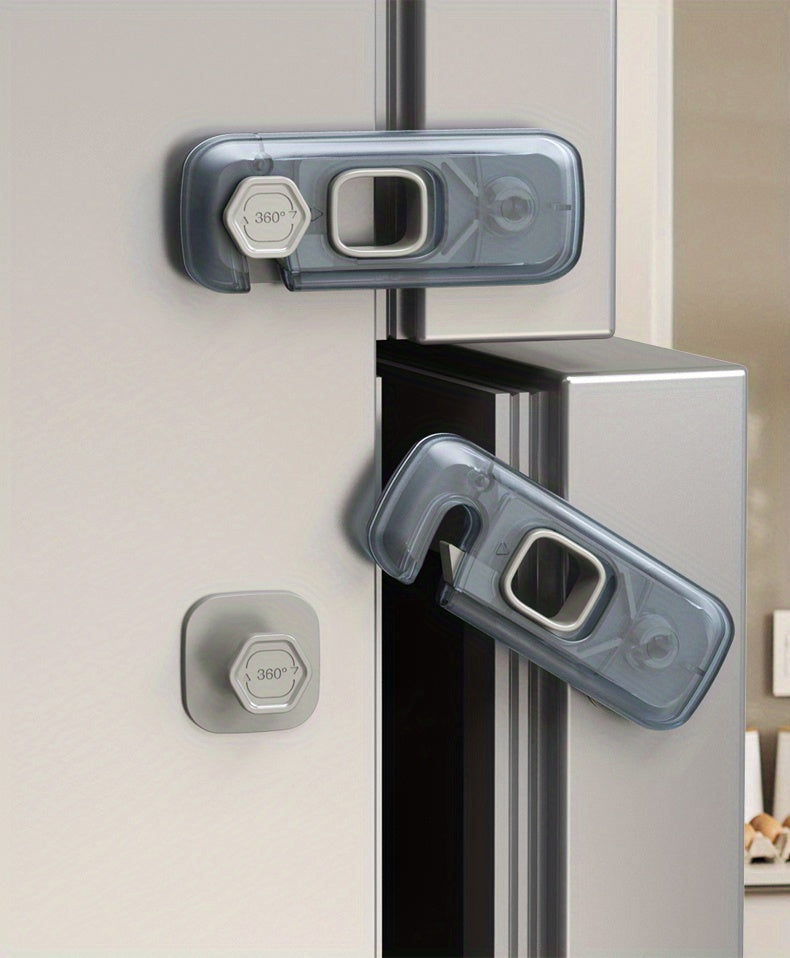 1pc Child Safety Fridge Lock Single-Door Refrigerator Door Stopper Baby Protection Kids Safety Care Freezer Lock Cabinet Lock Cabinet Door Lock