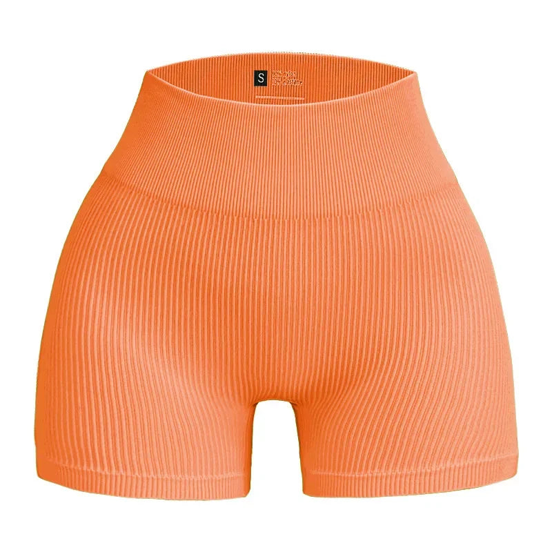 SculptFit Seamless Shorts – High-Waist Gym Essential  Lift, shape, and move with confidence.
