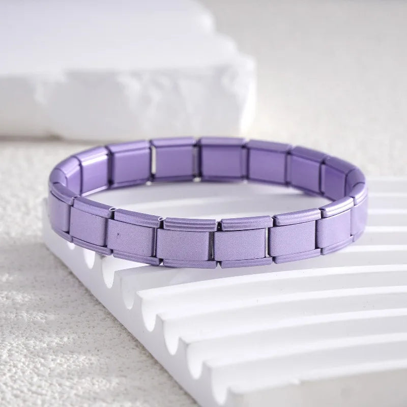 StarCharm Modular Bracelet – 18PCS Italian Link Set  Color your story. Customize your style. Shine your way.