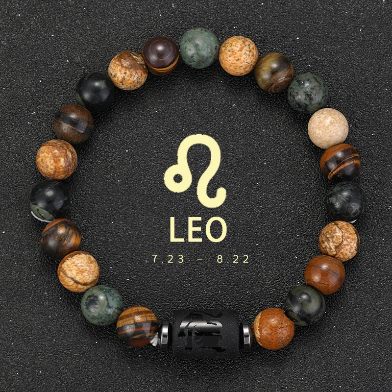 ZodiacStone Bracelet – Natural Crystal Horoscope Band  Your sign. Your energy. Your story.