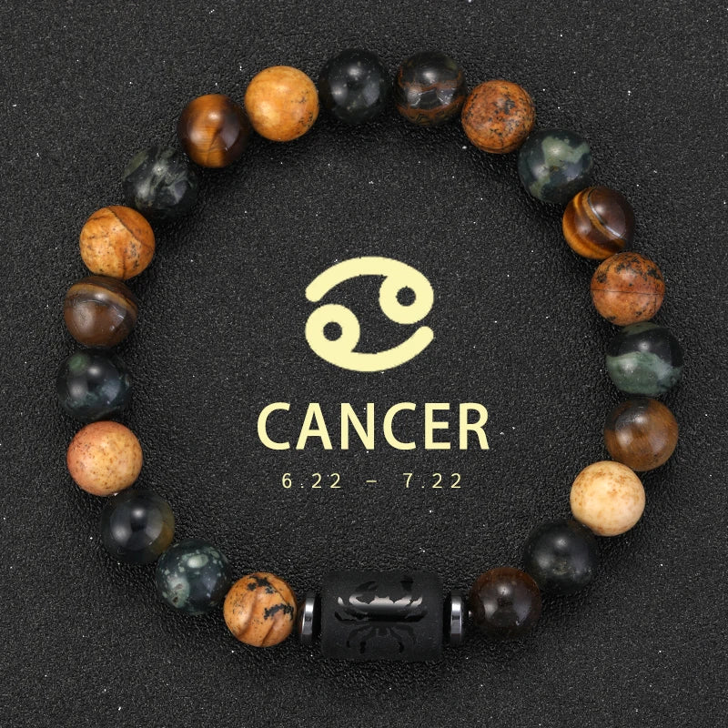 ZodiacStone Bracelet – Natural Crystal Horoscope Band  Your sign. Your energy. Your story.