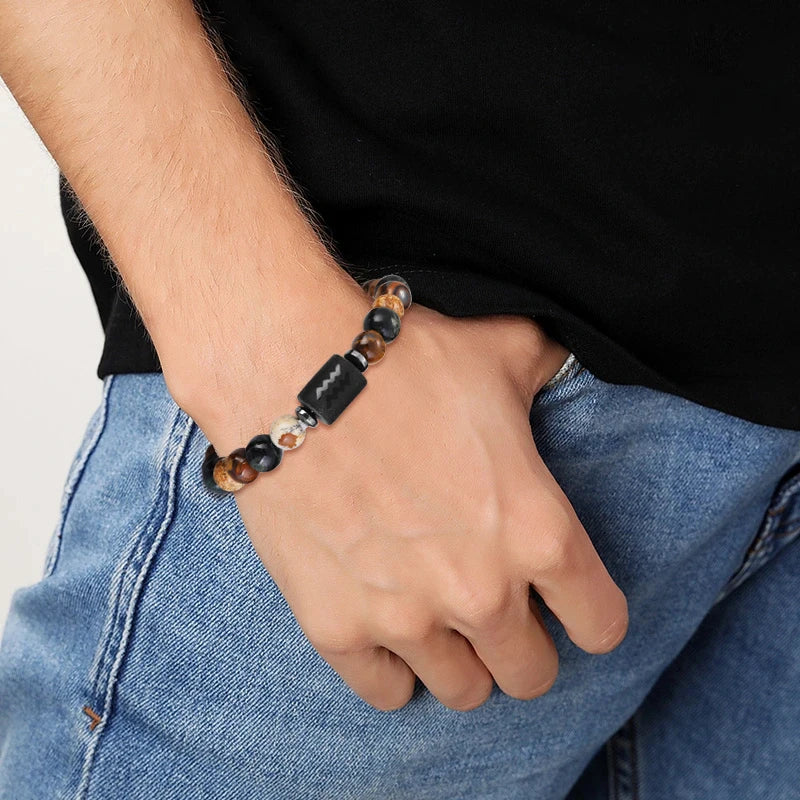 ZodiacStone Bracelet – Natural Crystal Horoscope Band  Your sign. Your energy. Your story.