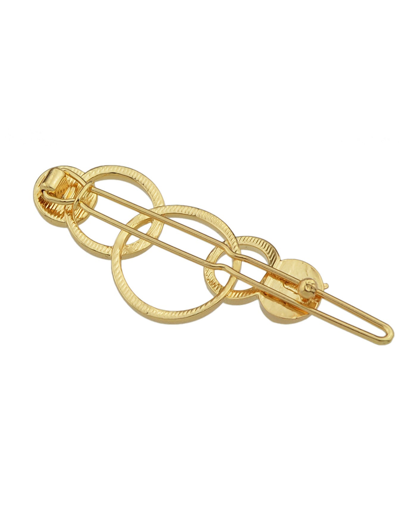 Gold Circle Metal Hairgrips Hair Clips Hair Barrettes Headwear Hair