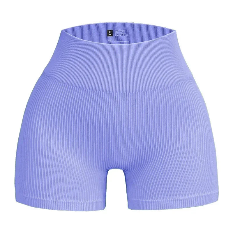 SculptFit Seamless Shorts – High-Waist Gym Essential  Lift, shape, and move with confidence.