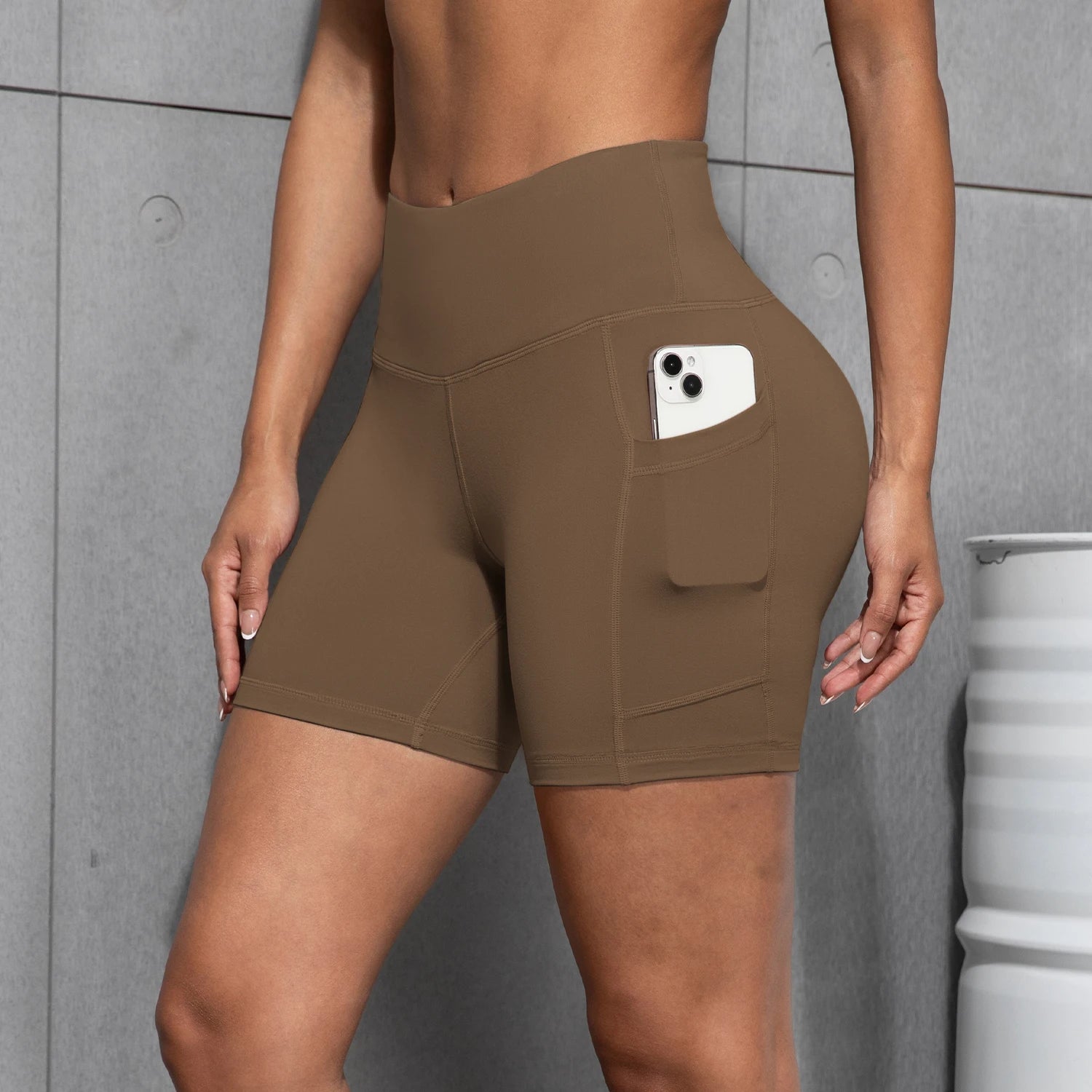 PocketFlex Gym Shorts – High-Waist Squat-Proof Fit  Train hard. Move freely. Stay confident.