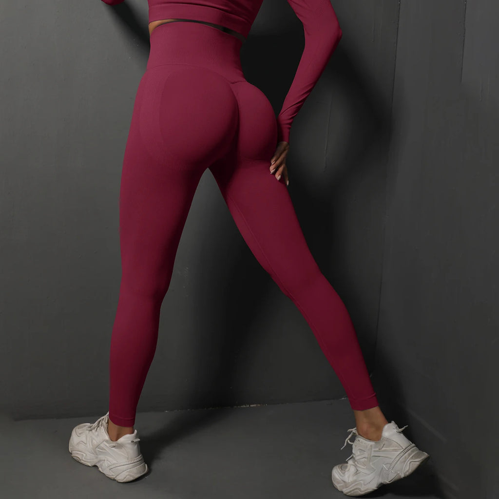 SculptFlex Seamless Leggings – High-Waist Booty Lift Fit  Sculpt your curves. Move with power. Perform in style.