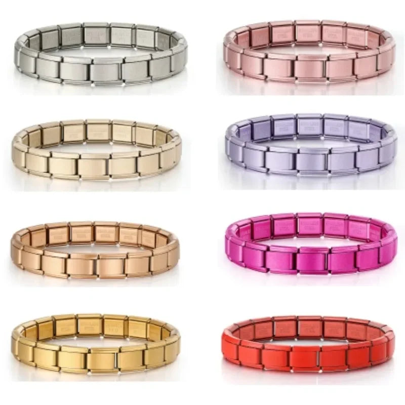 StarCharm Modular Bracelet – 18PCS Italian Link Set  Color your story. Customize your style. Shine your way.