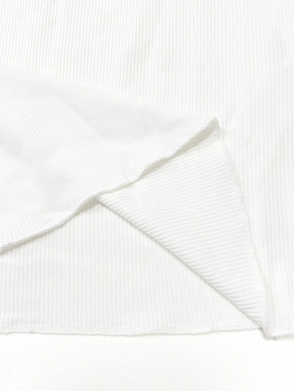 Rib Muse Button Tee – Long Sleeve Casual Top  Soft texture. Classic detail. Everyday style