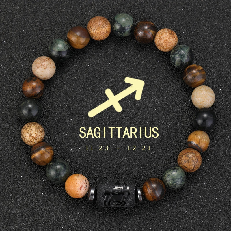 ZodiacStone Bracelet – Natural Crystal Horoscope Band  Your sign. Your energy. Your story.