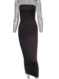 SunMuse Strapless Maxi Dress – Elegant Beach Style  Light, flowing, and effortlessly beautiful.