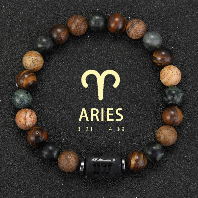 ZodiacStone Bracelet – Natural Crystal Horoscope Band  Your sign. Your energy. Your story.