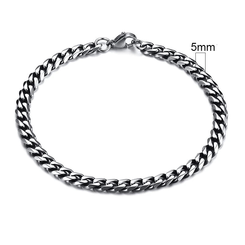 Curb Core Bracelet – Stainless Steel Cuban Link  Solid build. Clean style. Everyday power.