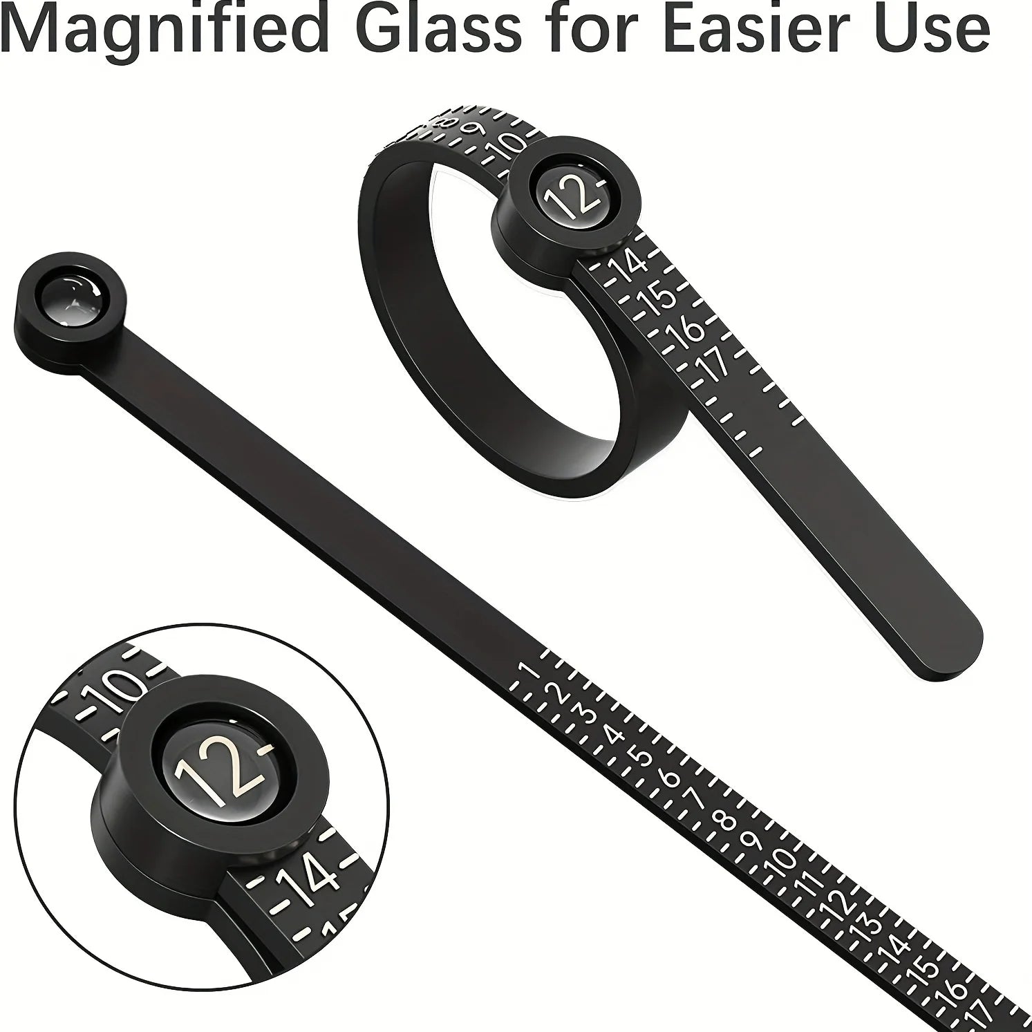 SizePerfect Ring Sizer – Multi-Scale Measuring Tool with Magnifier  Measure right. Fit perfectly. No guesswork.