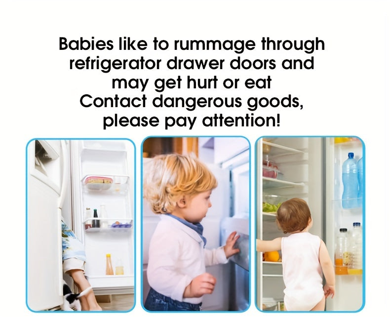 1pc Child Safety Fridge Lock Single-Door Refrigerator Door Stopper Baby Protection Kids Safety Care Freezer Lock Cabinet Lock Cabinet Door Lock