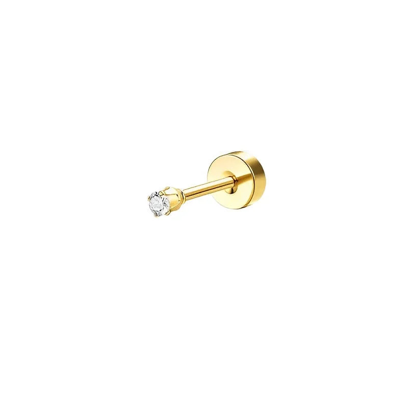 PureSafe Flat Back Earrings – Surgical Steel Studs  Gentle on skin. Sleek in style. Made for everyday comfort.
