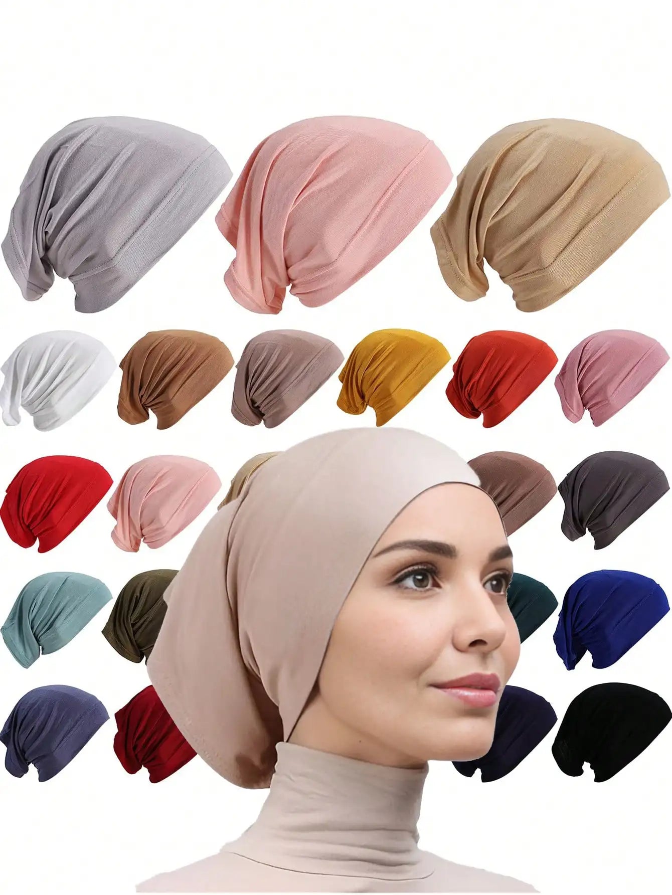 ComfortWrap Ninja Undercap – Soft Stretch Hijab Base  Secure fit. All-day comfort. Effortless styling.