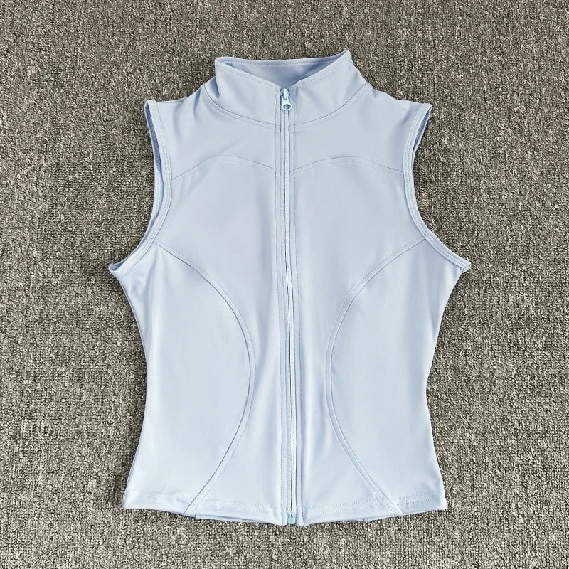 ZipFlex Sport Top – Sleeveless Quick-Dry Fit  Train harder. Stay cool. Look sharp.