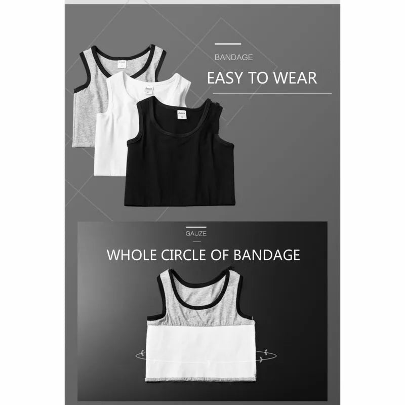 FlexBind Chest Binder – Breathable Support Vest  Comfort, confidence, and a secure fit every day.