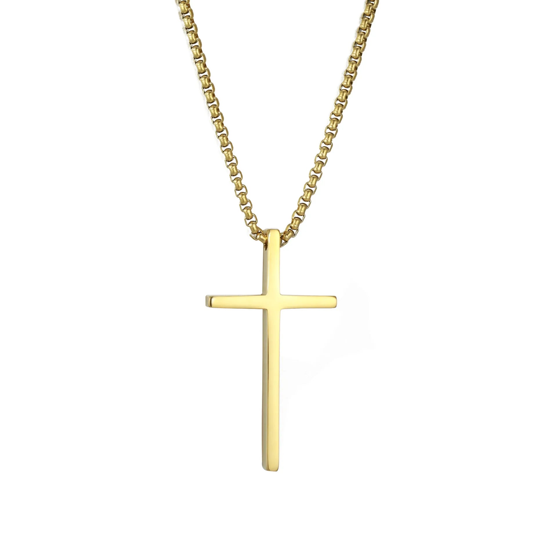 CrossCore Necklace – Titanium Steel Pendant  Clean design. Strong meaning. Everyday style.