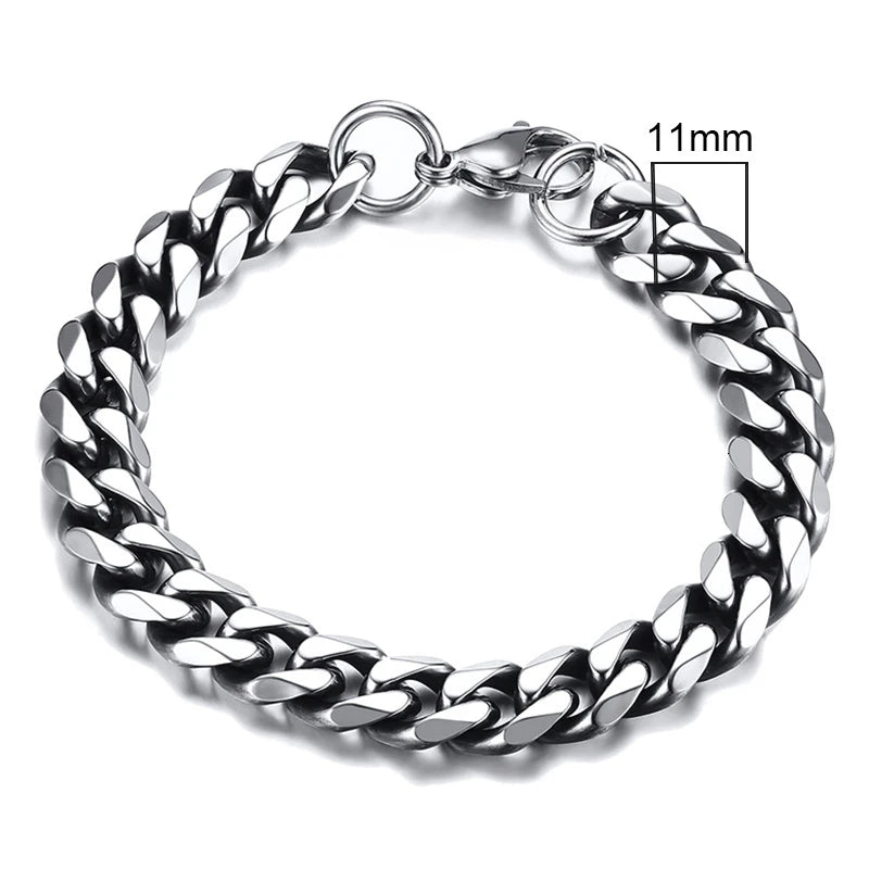 Curb Core Bracelet – Stainless Steel Cuban Link  Solid build. Clean style. Everyday power.