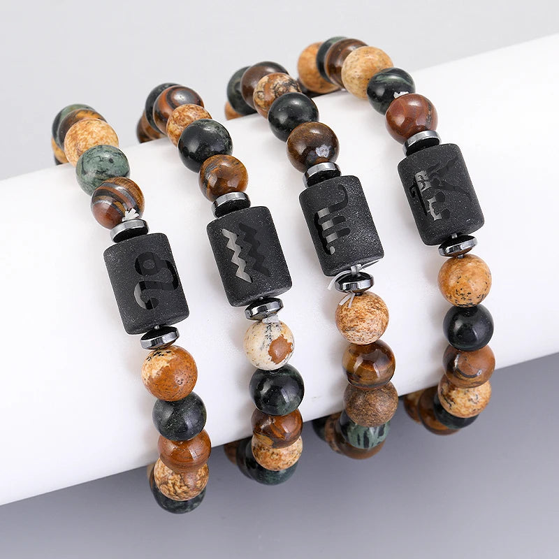 ZodiacStone Bracelet – Natural Crystal Horoscope Band  Your sign. Your energy. Your story.