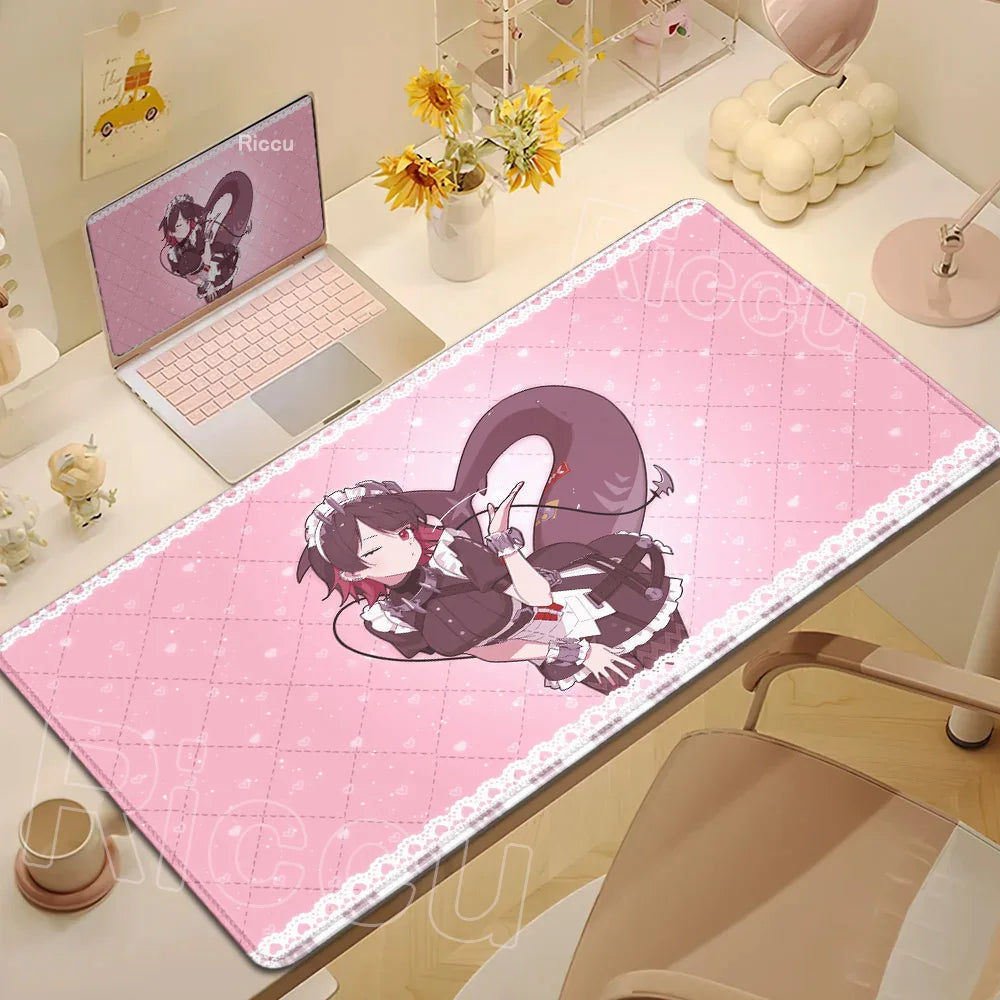 Anime Cute Ye Shunguang Mouse Pad Girl Zenless Zone Zero ZZZ Game Non-slip Mousepad XXL Keyboard Desk Mat 900x400mm Big Mice Mat