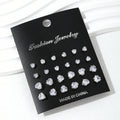 LuxeSpark Earring Set – 12 Pairs Zirconia Collection  Shine daily. Mix your style. Luxury made simple.