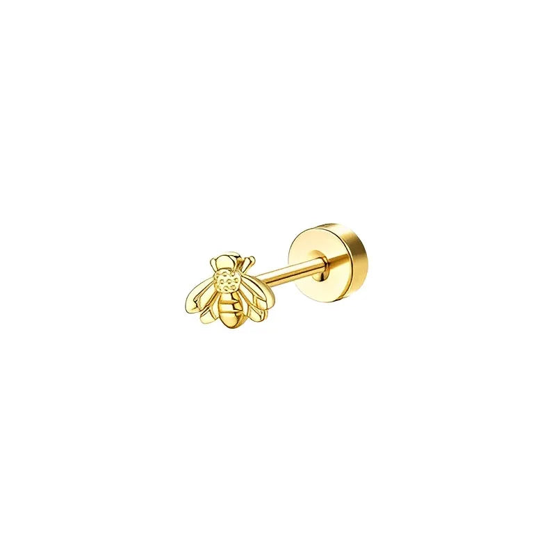PureSafe Flat Back Earrings – Surgical Steel Studs  Gentle on skin. Sleek in style. Made for everyday comfort.