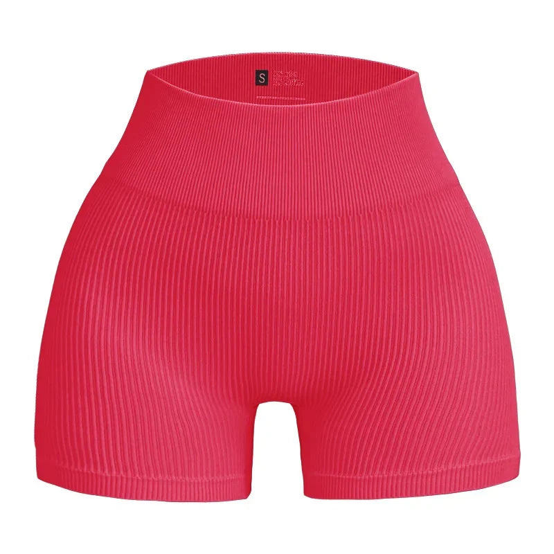 SculptFit Seamless Shorts – High-Waist Gym Essential  Lift, shape, and move with confidence.