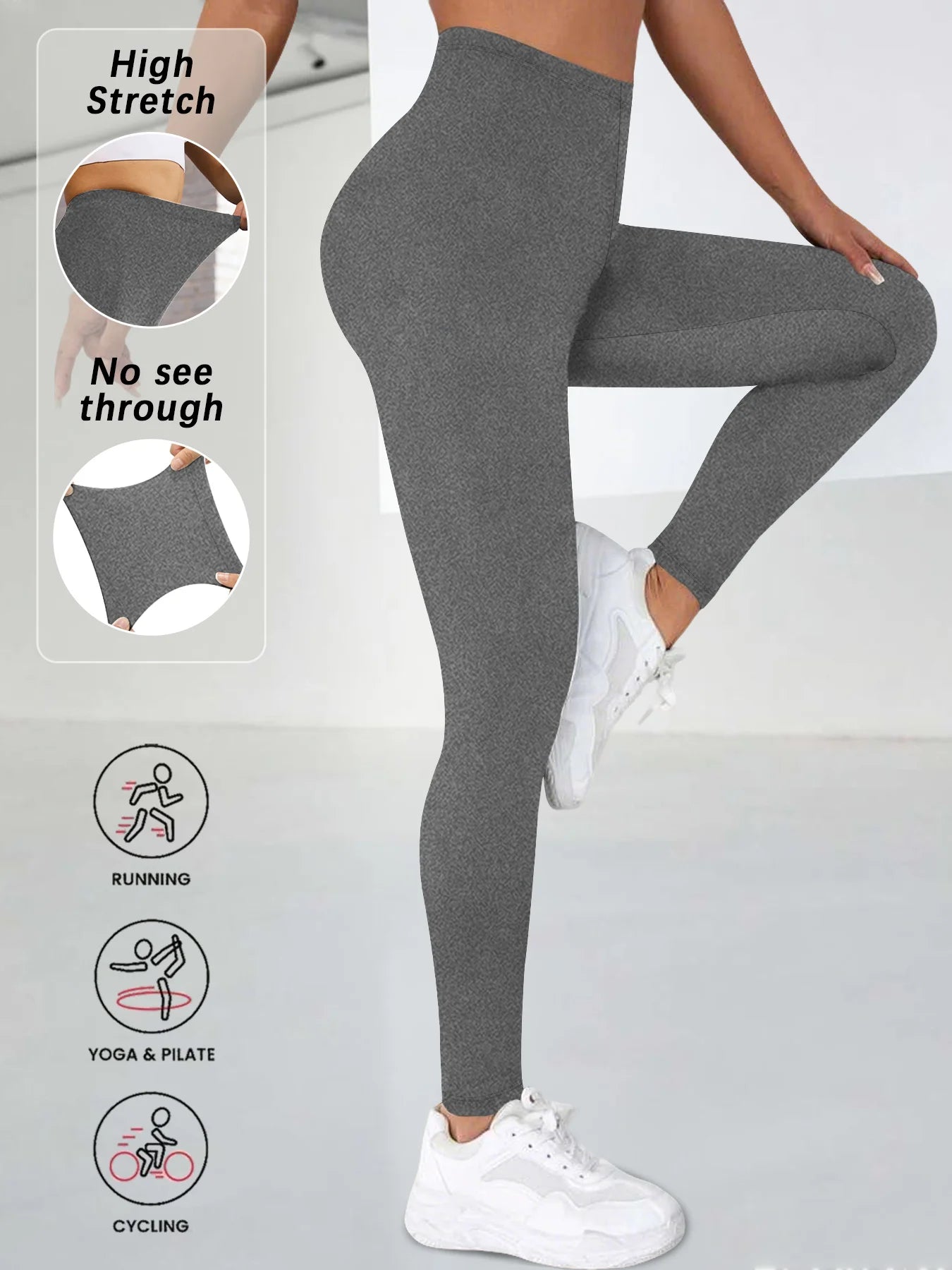 UltraSoft Flex Leggings – High-Elastic Workout Fit  Move freely. Feel confident. Perform your best.