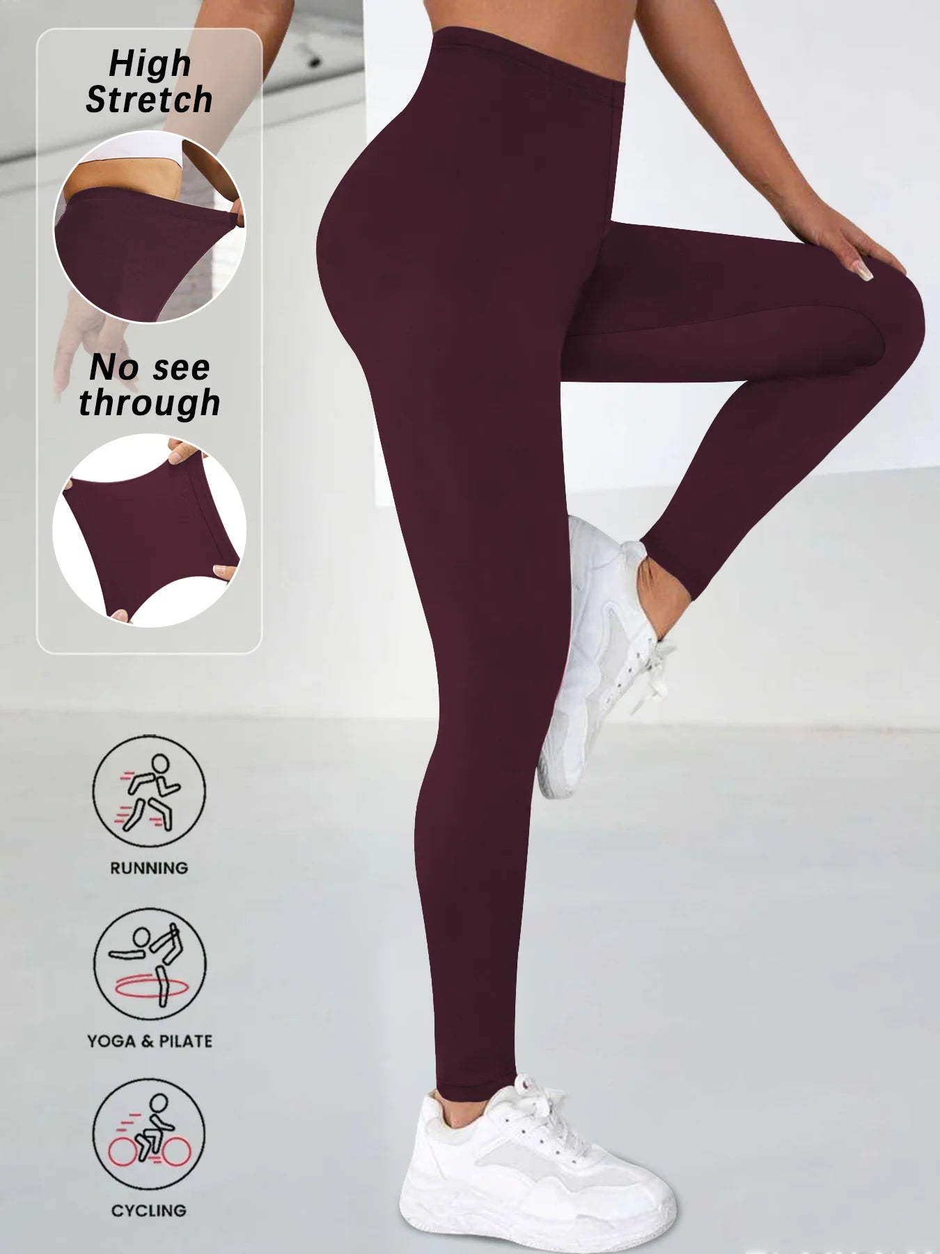 UltraSoft Flex Leggings – High-Elastic Workout Fit  Move freely. Feel confident. Perform your best.