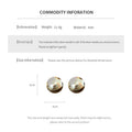 Smooth Round Earrings For Women Big Ball Metal Stud Earrings Classic Gold Color Geometric Earrings Vintage Jewelry  Accessories